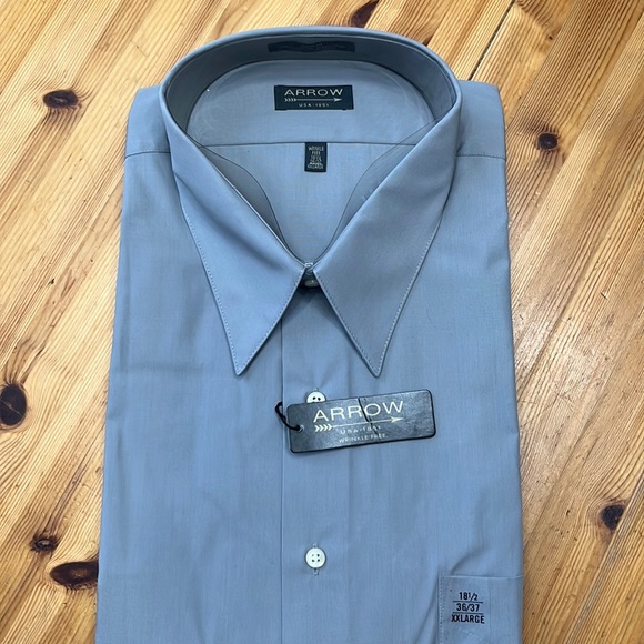 Arrow | Shirts | Arrow Mens Dress Shirt Wrinkle Free 85 3637